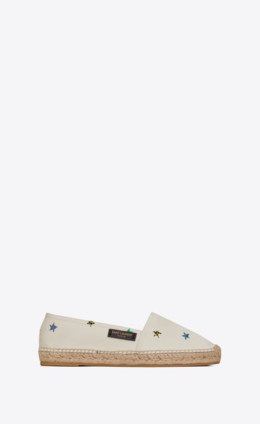 Espadrilles in fun star print canvas